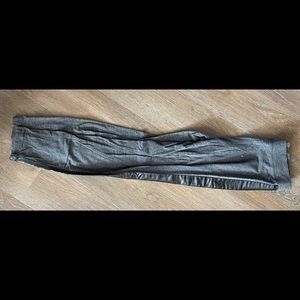 Victoria Secret Gray Faux Leather Legging